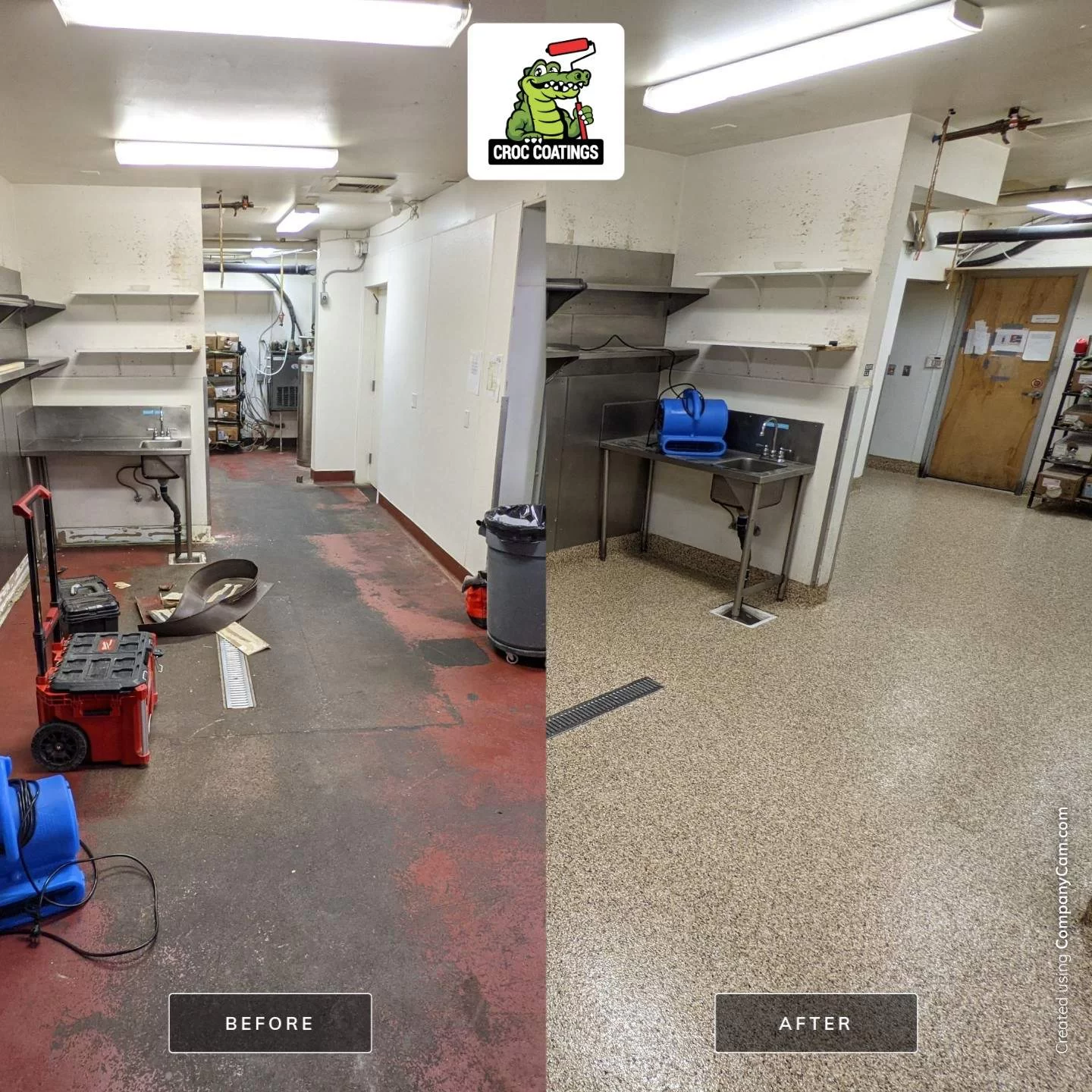 Capone'S Kitchen Floor Restoration