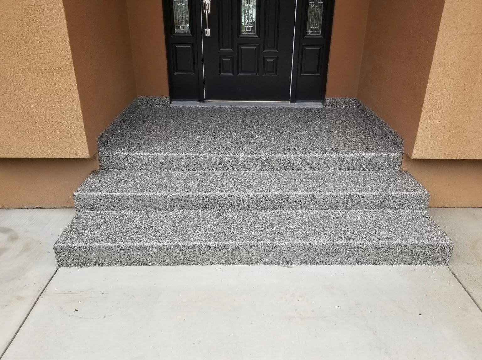 Patios And Pool Coatings 11 Front Steps After