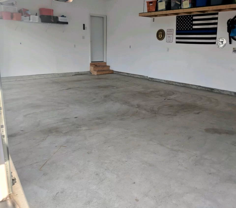 Garage Floor Coatings 8 Before