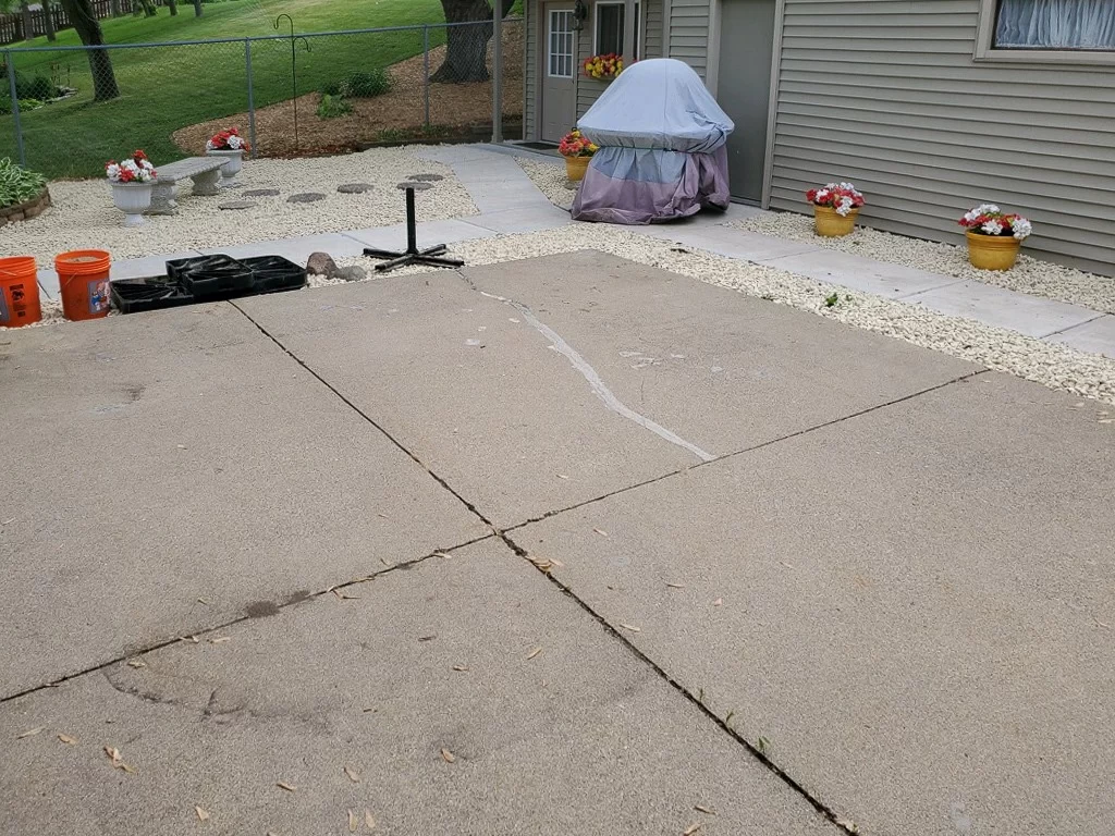 Patios And Pool Coatings 8 Patio-Cracked Before Croc Coatings