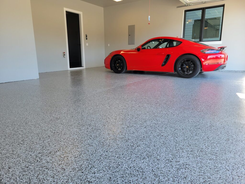 Porsche In Garage