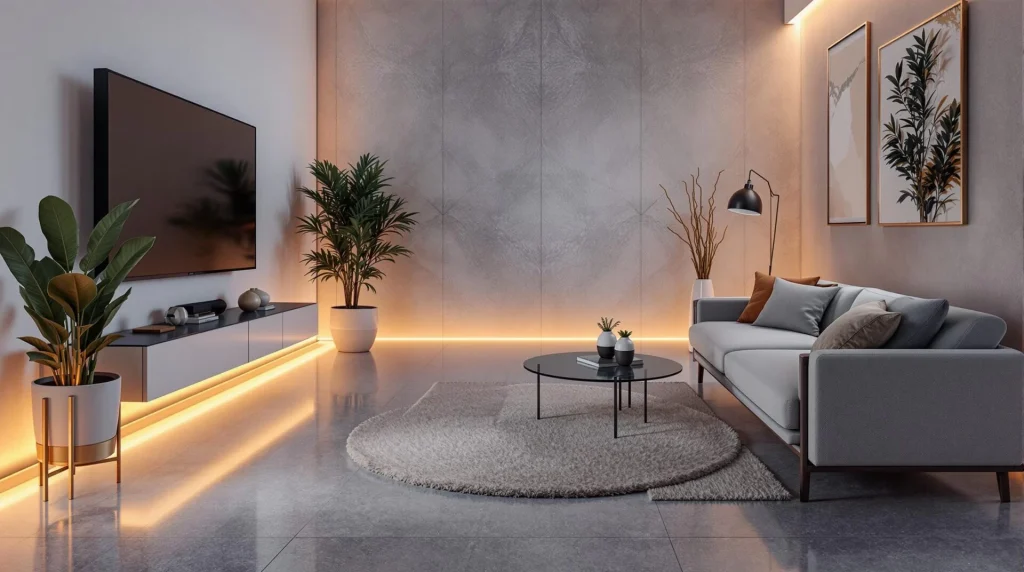 Concrete Floors With Led Lighting Ideas 2 Concrete Floors With Led Lighting Ideas