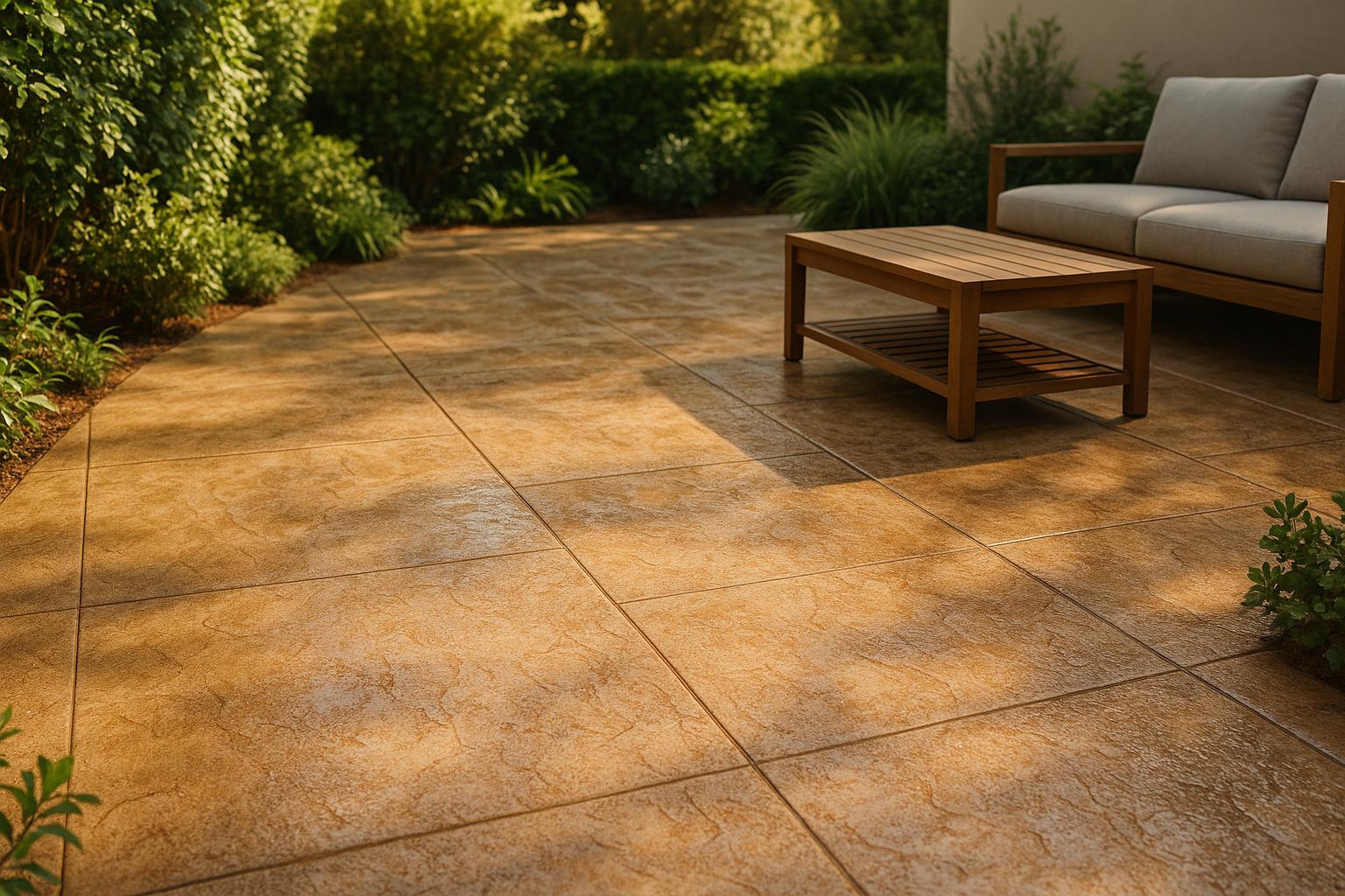 Textured Concrete Coatings For Patios