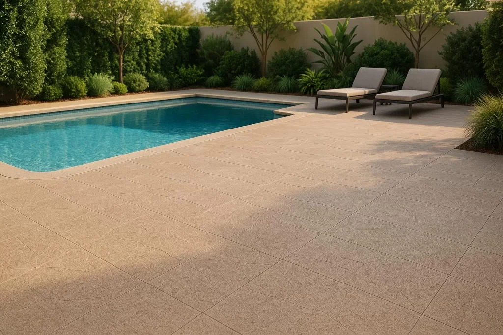 Decorative Coatings For Pool Decks: Slip Resistance Guide 3 Decorative Coatings For Pool Decks: Slip Resistance Guide