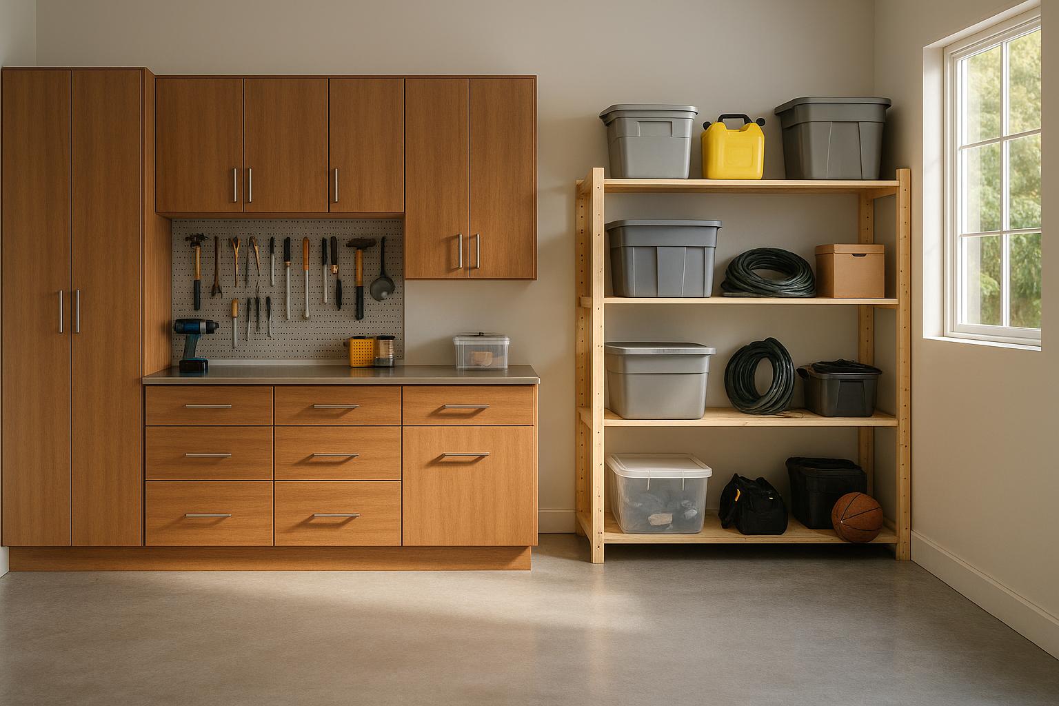 Custom Garage Cabinets Vs Diy Shelves