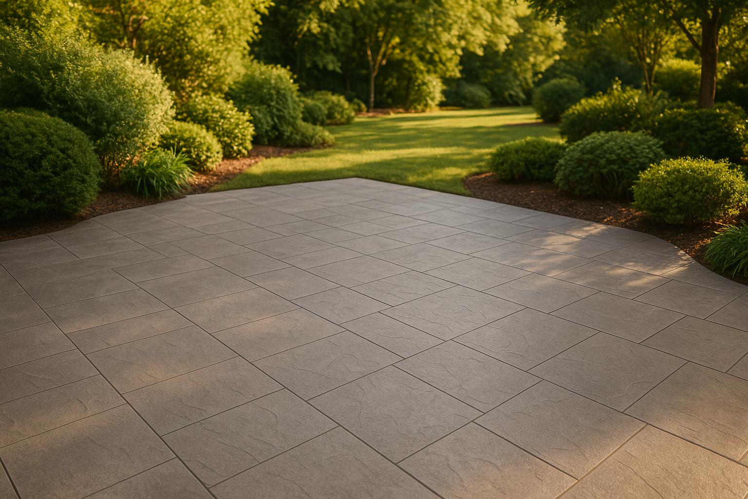 Slip-Resistant Concrete: Stamped Texture Options
