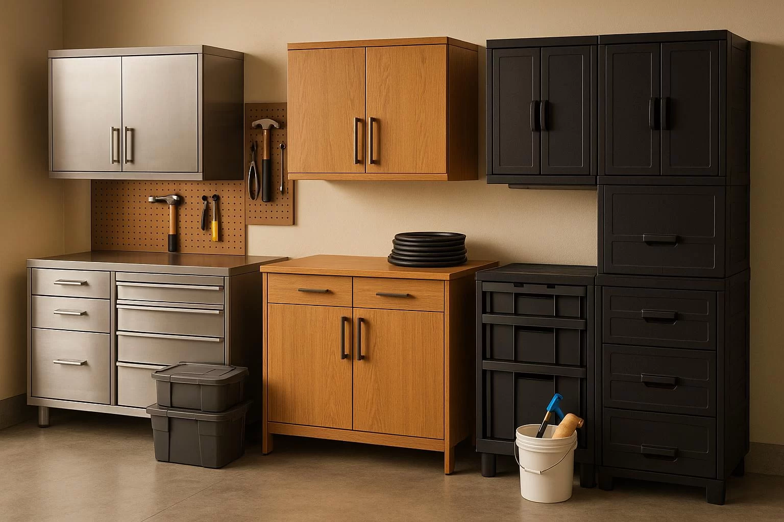 Top 5 Materials For Long-Lasting Garage Cabinets