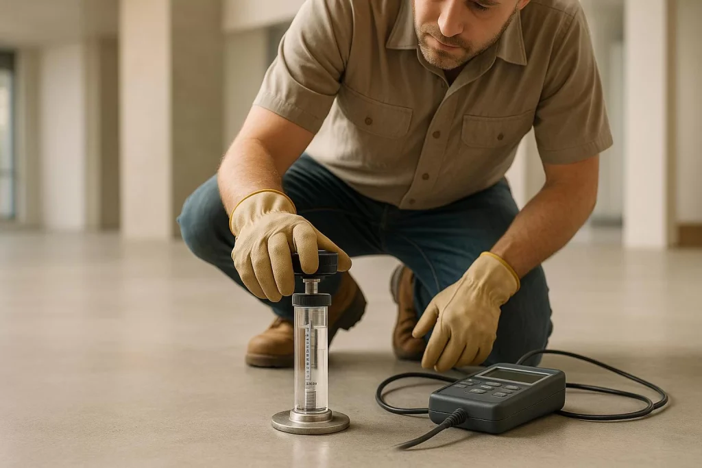 How To Test For Hydrostatic Pressure In Concrete Floors 5 How To Test For Hydrostatic Pressure In Concrete Floors