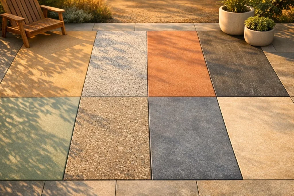 Patio Coating Design Selector 8 Patio Coating Design Selector