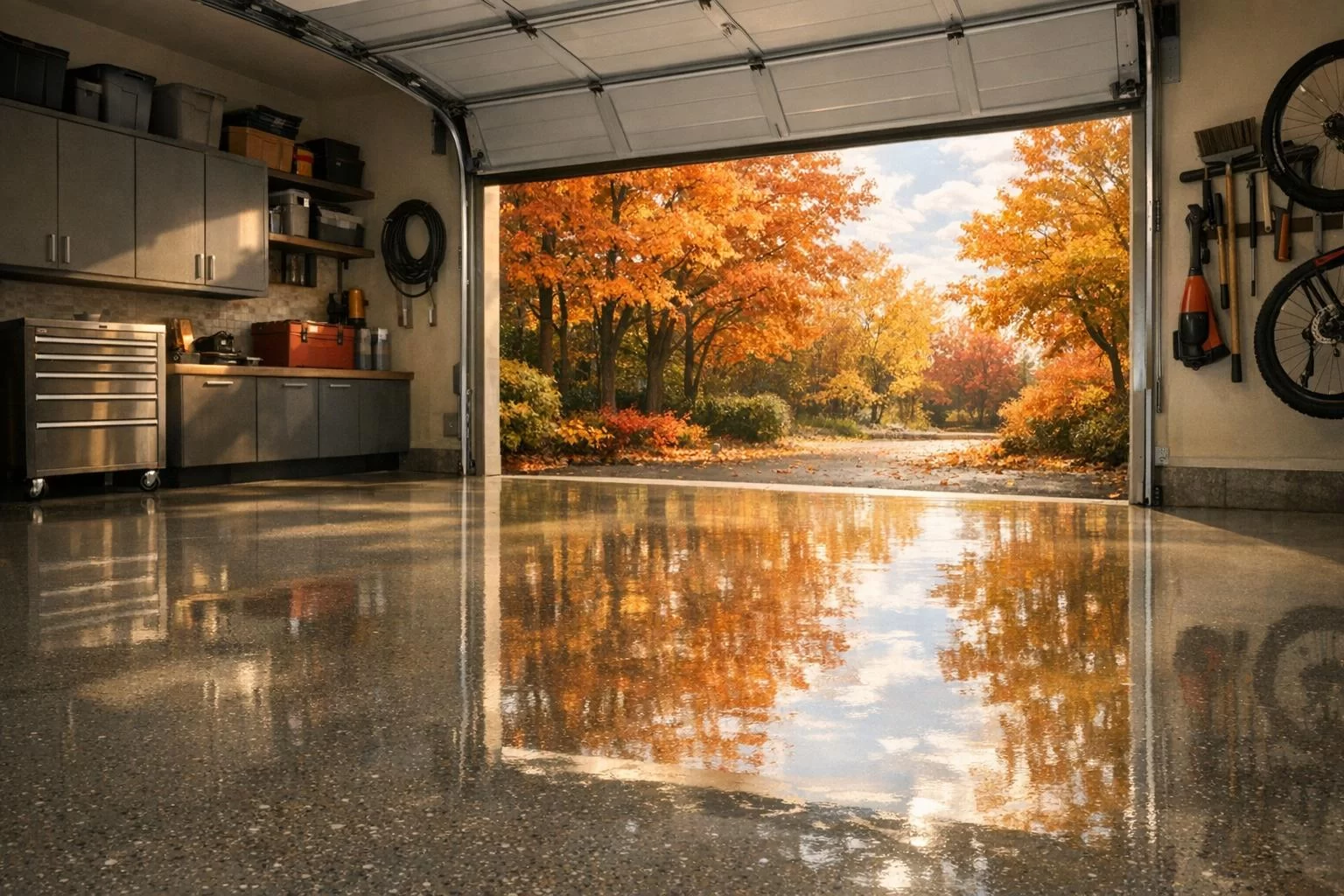 Why Fall Is Ideal For Garage Coatings Why Fall Is Ideal For Garage Coatings