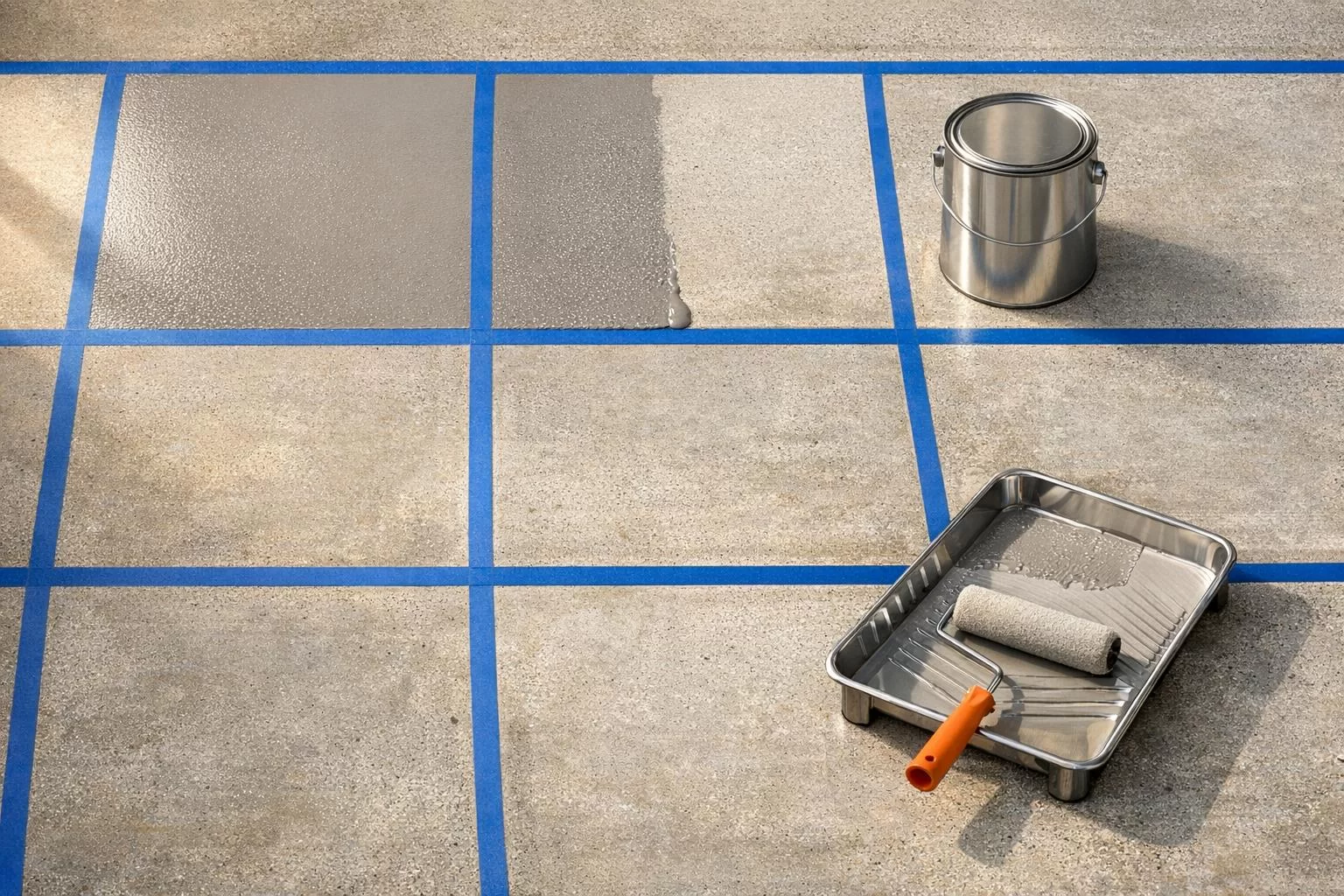 Concrete Coating Coverage Estimator