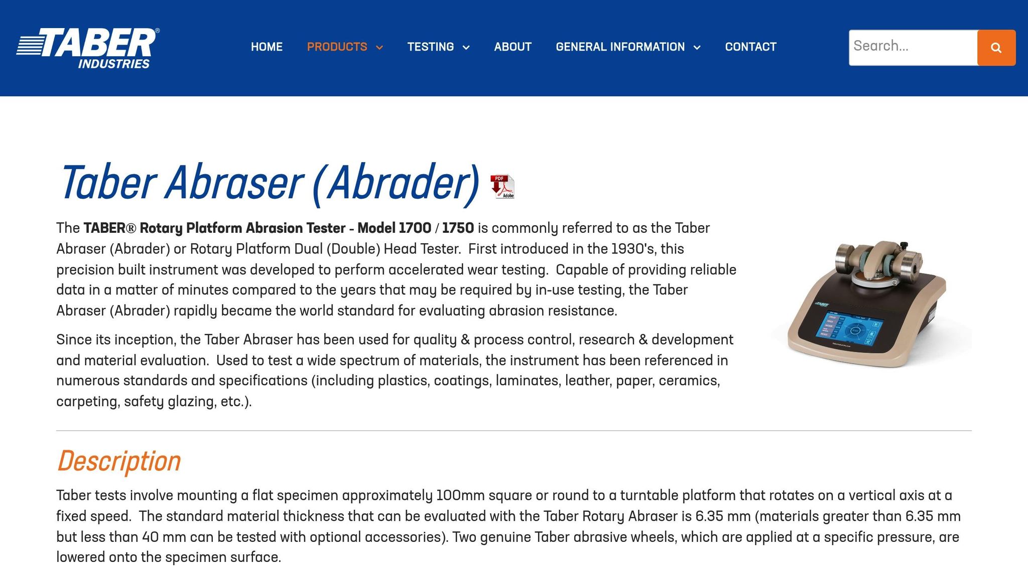 Top Abrasion Tests For Concrete Coatings 1 Taber Abraser