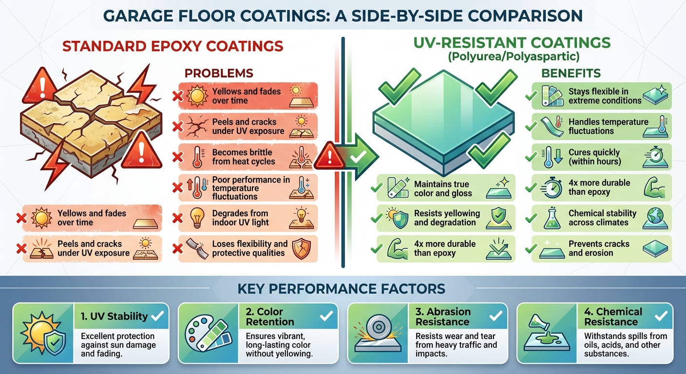 Uv Protection For Garage Floors 1 Standard Epoxy Vs Uv-Resistant Coatings For Garage Floors
