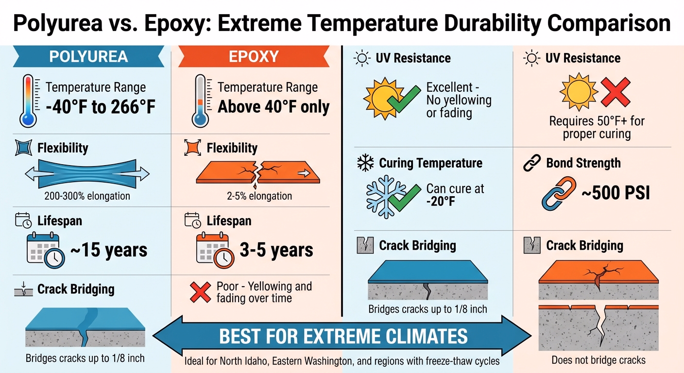 Polyurea Vs. Epoxy: Extreme Temperature Durability 1 Polyurea Vs Epoxy Coating Comparison For Extreme Temperatures