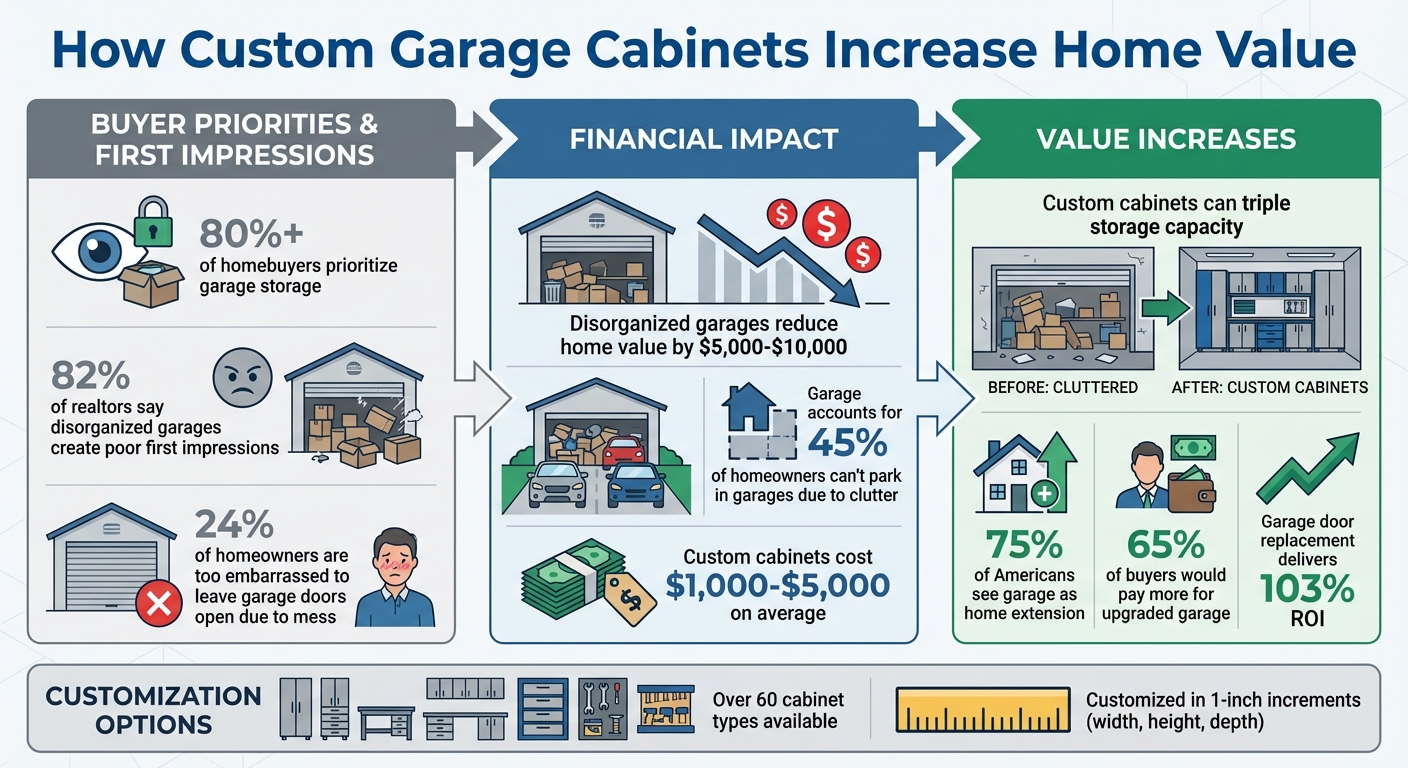 How Custom Garage Cabinets Will Improve Your Homes' Value - Croc Coatings