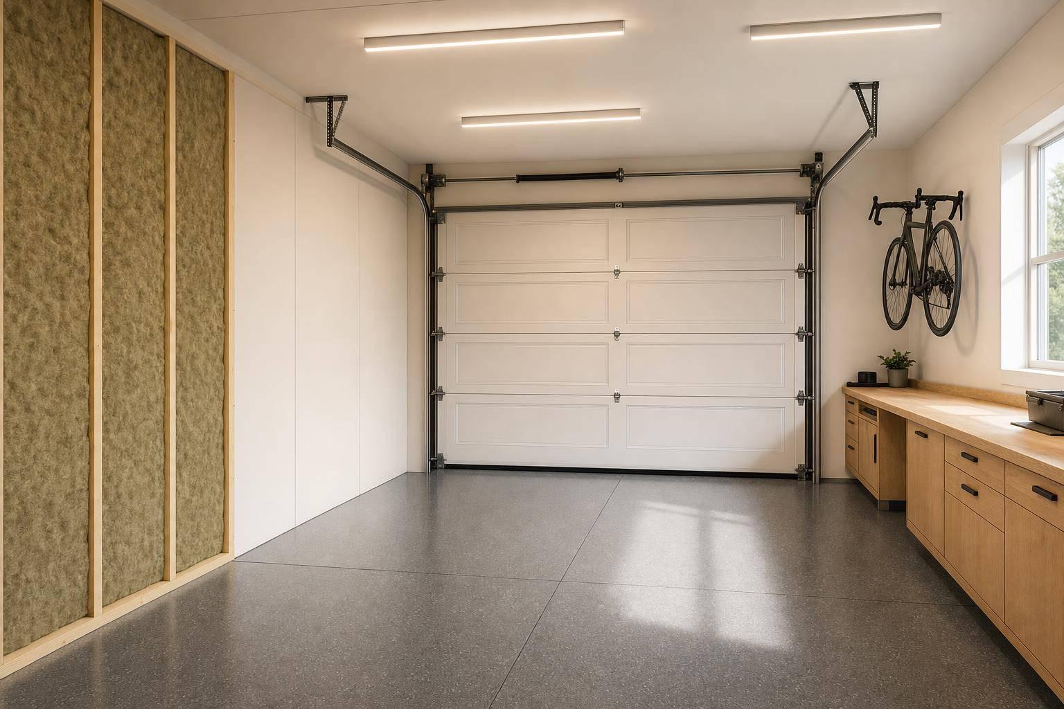 Garage Floors 2 How To Upgrade Your Garage: Insulation &Amp; Flooring