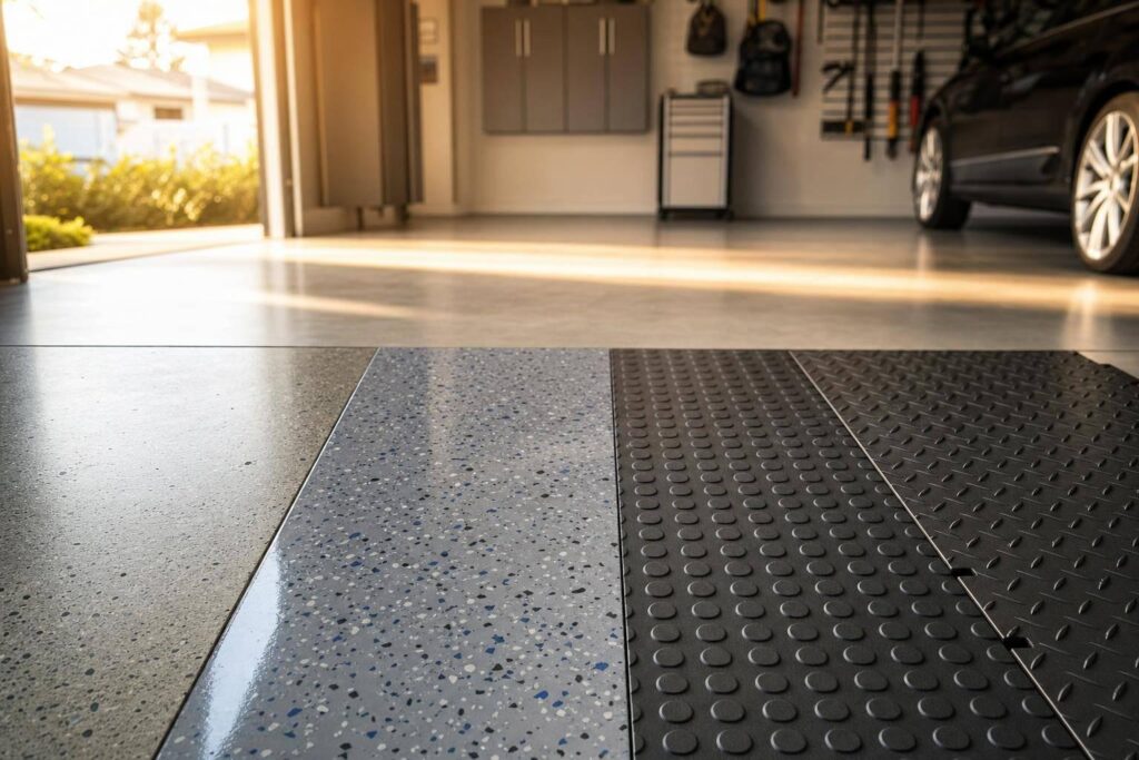 Garage Floor Ideas 1 Image 261E4A63302271F6012D5Da79479Fc6A
