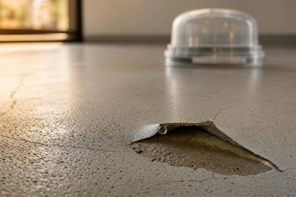 How Moisture Affects Concrete Coatings 1 How Moisture Affects Concrete Coatings