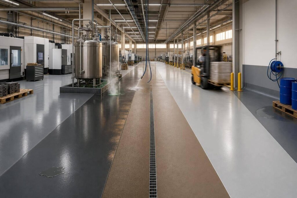 Chemical-Resistant Coatings For Manufacturing Floors 1 Chemical-Resistant Coatings For Manufacturing Floors
