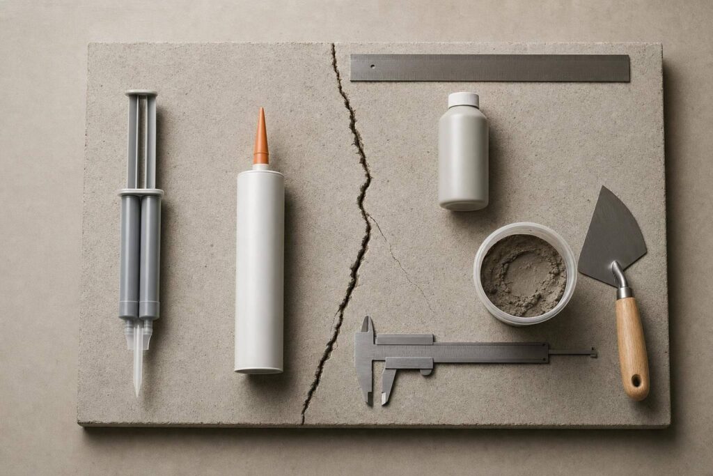 Concrete Crack Repair Calculator