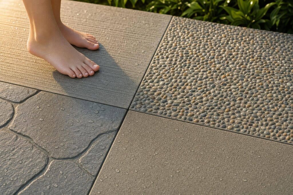 Slip-Resistant Texture Trends In Outdoor Concrete 1 Slip-Resistant Texture Trends In Outdoor Concrete