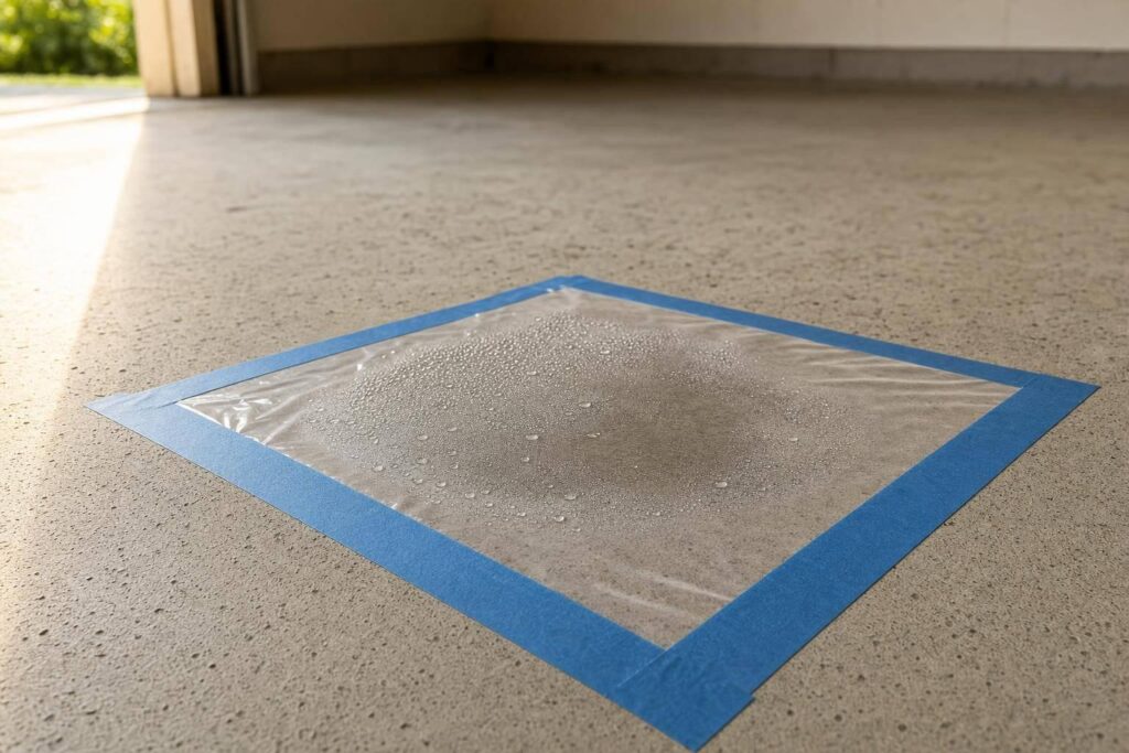 Concrete Coating Moisture Check Before Install 1 Concrete Coating Moisture Check Before Install