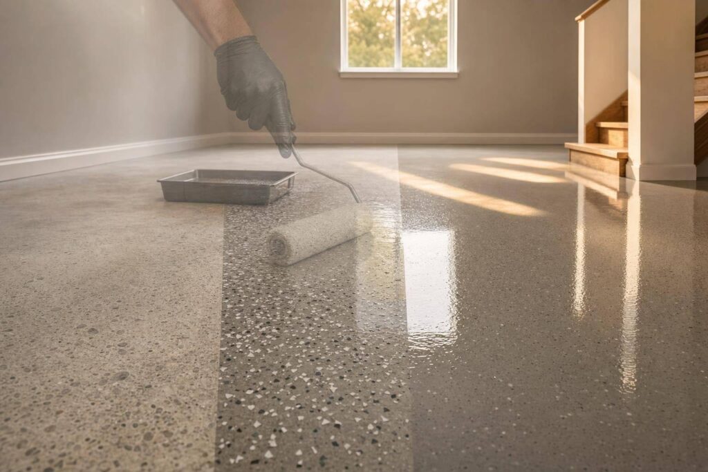 1-Day Basement Floor Coatings: What To Expect 1 1-Day Basement Floor Coatings: What To Expect