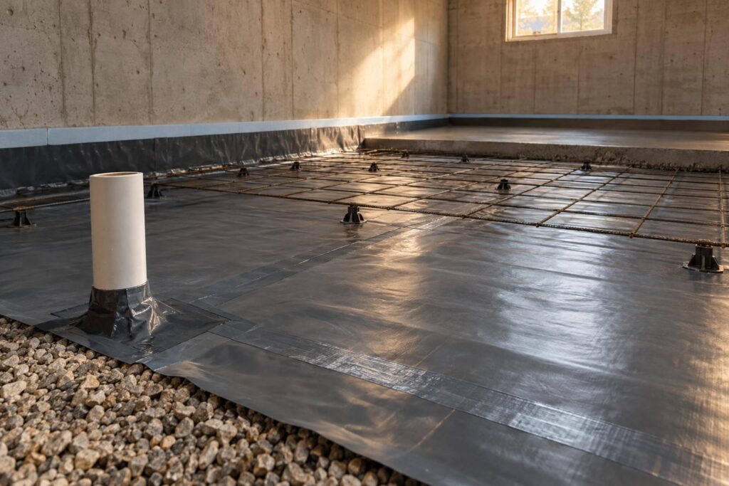 Under-Slab Vapor Barriers: Basement Planning Guide